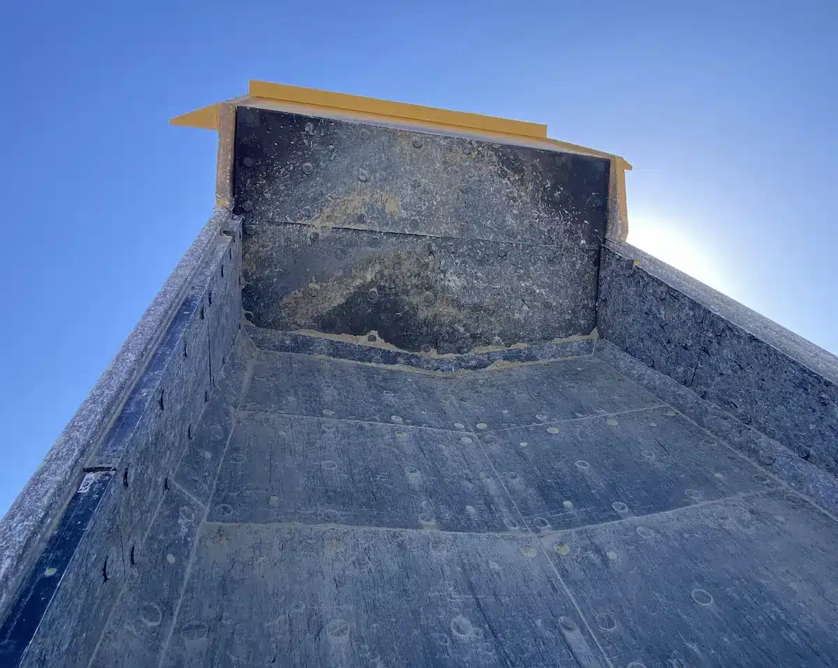 GRT haul-truck bed lining